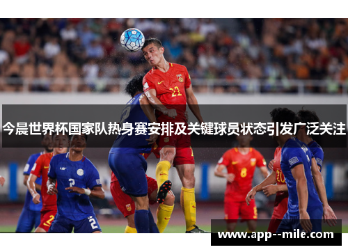 今晨世界杯国家队热身赛安排及关键球员状态引发广泛关注