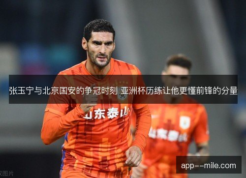 张玉宁与北京国安的争冠时刻 亚洲杯历练让他更懂前锋的分量